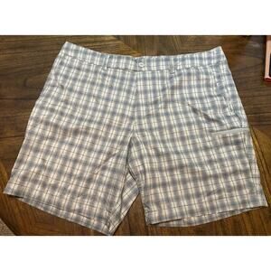 The North Face Shorts Mens 38 Plaid Cardo Pocket Hiking Outdoor Fishing Walking